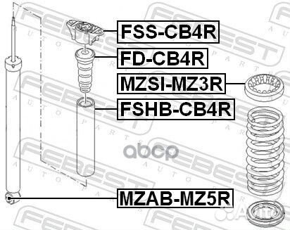 Опора амортизационной стойки зад прав/лев F
