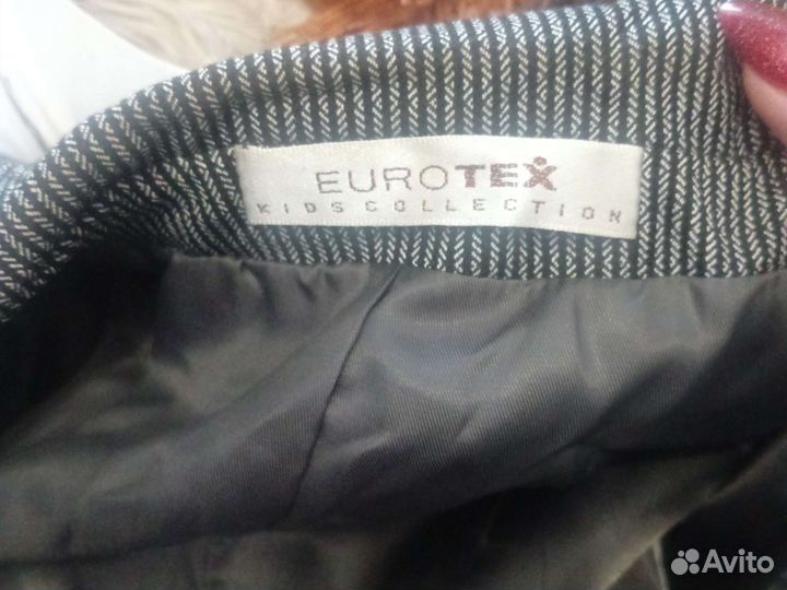 Школьный костюм для мальчика 134 140 серый