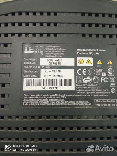 ЭЛТ монитор IBM, ЖК мониторы 15