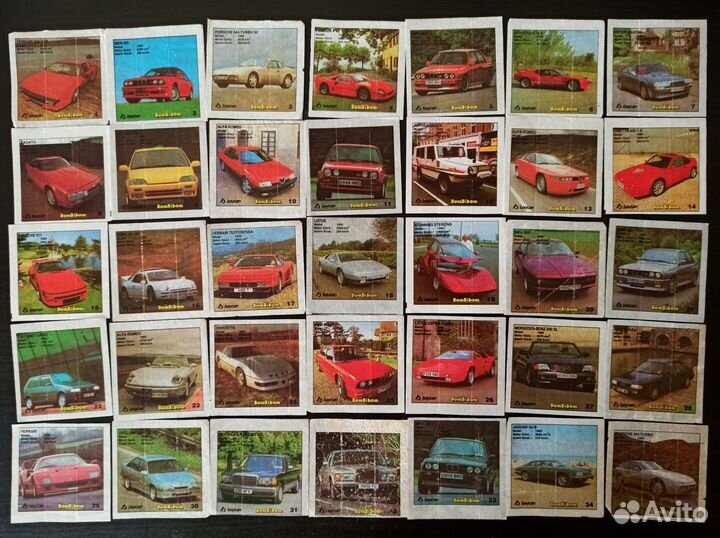 Коллекции вкладышей BomBibom