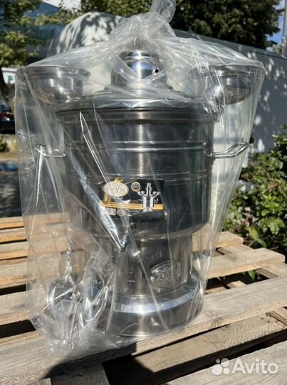 Мощный самовар на 8 литров. Толстостенный