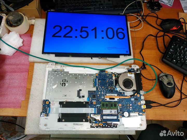 Ноутбук HP 17-y004ur (17-yo10ur) в разборе