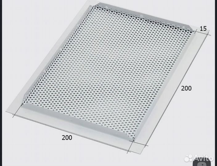 Решетка вентиляционная перфорированная