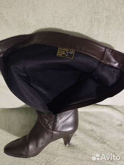 Сапоги женские натуральная кожа осенние