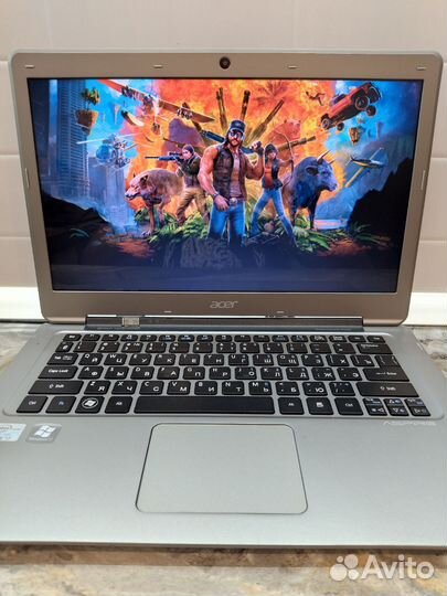 Игровой Acer core i7-2637M-4 ядра/SSD128/IPS/14