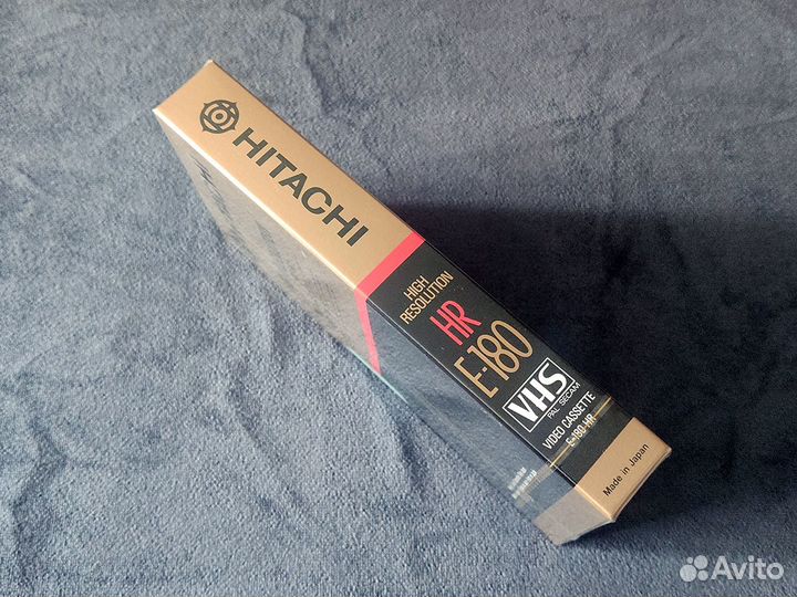 Видеокассета VHS Hitachi E-180 HR запечатка