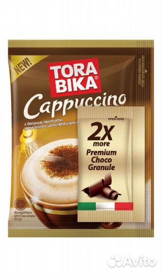 Кофейный напиток ToraBika Cappuccino 6 блоков