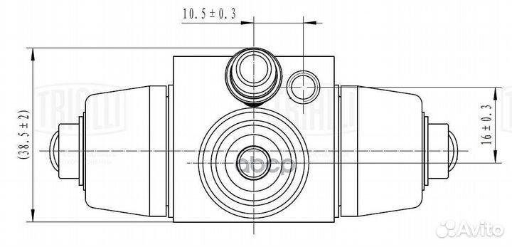 Цилиндр торм. для а/м Audi 100 (90) /Skoda Octavia