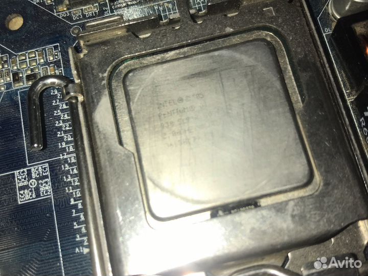 Материнская плата 775 с процессором