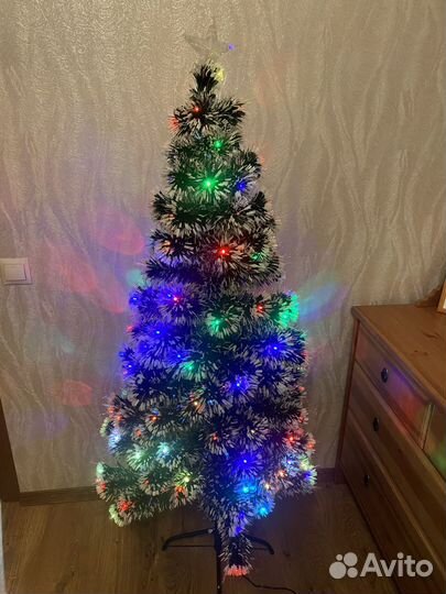 Ель искуственная заснеженная 150 см