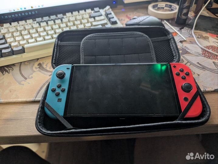 Nintendo switch oled прошитая 256гб