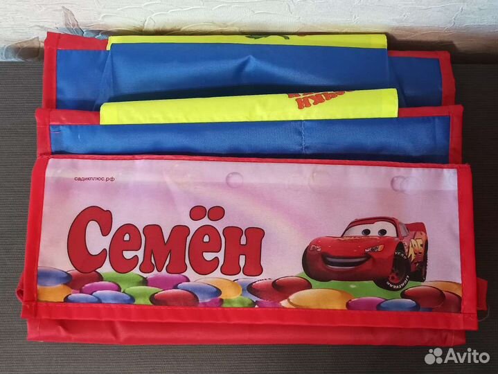 Кармашки на шкафчик в детский сад Семëн