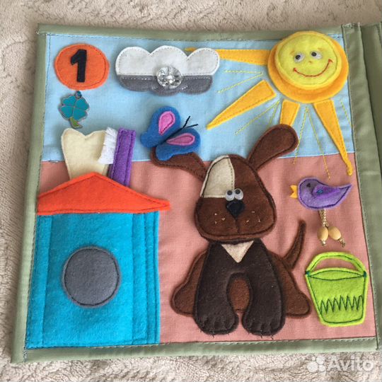 Развивающая книжка из фетра, подарки, игрушки