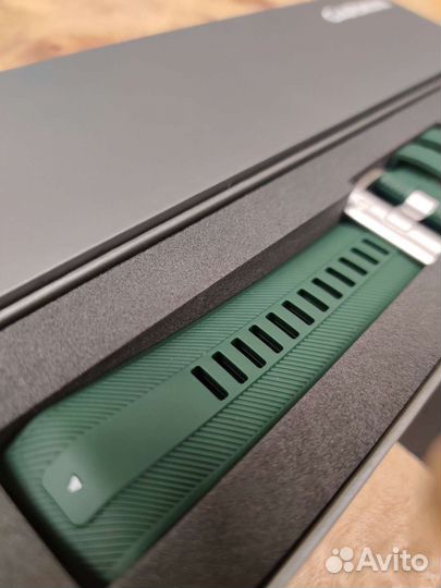 Ремешок оригин. силик. Garmin Marq Gen2 Pine Green