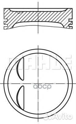 Поршень двигателя 0119501 Mahle/Knecht