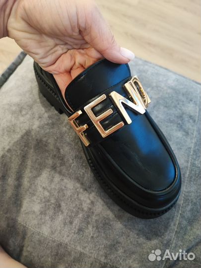 Лоферы Fendi Fendigraphy