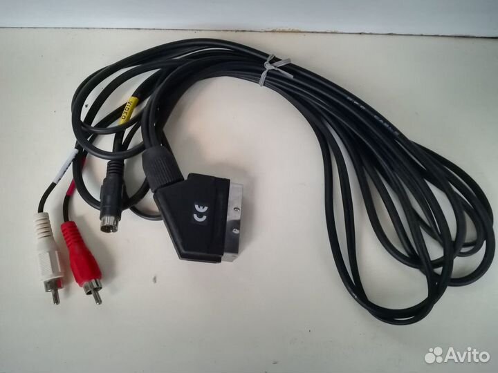 Кабель scart - 2 RCA+ S-video
