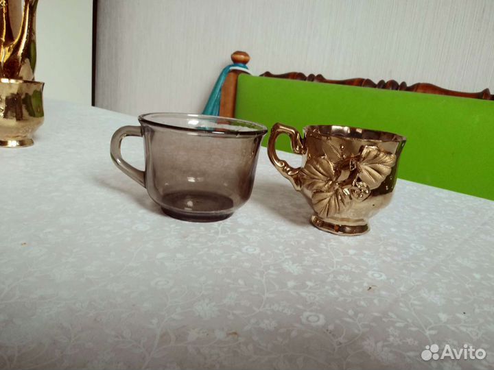 Сервиз кофейный золото