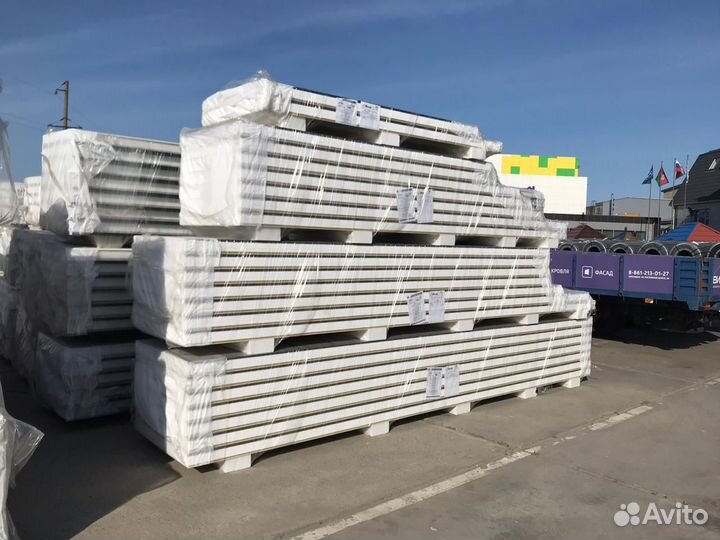 Сэндвич-панели ппс 100 мм