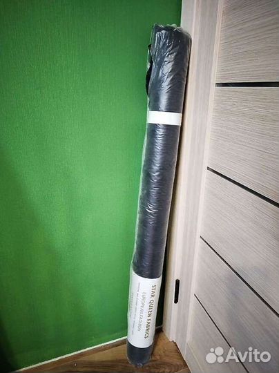 Гипюр черный рулон