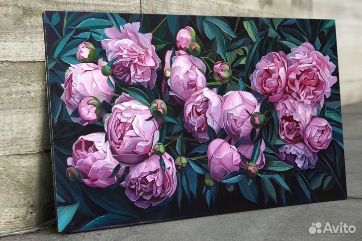 Пионы картина