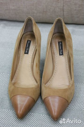 Туфли massimo dutti натуральная замша 36 размер