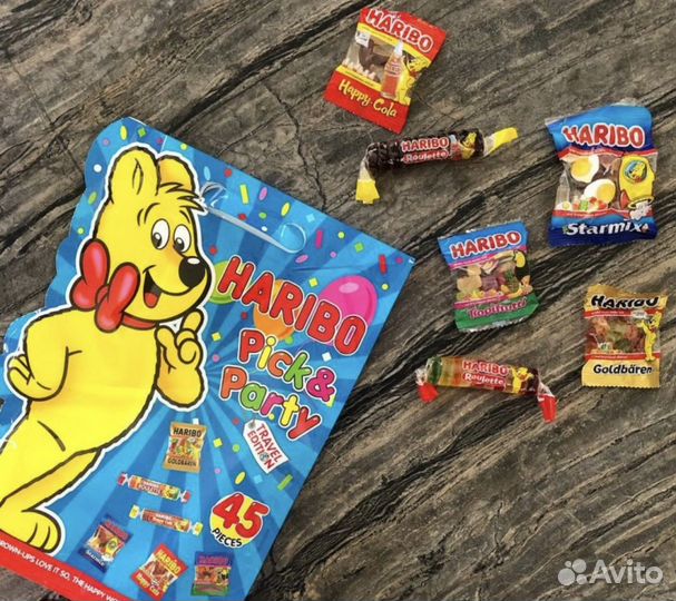 Мармелад Haribo pick&party travel edition 748g