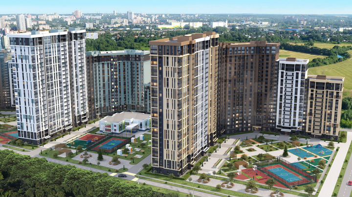 2-к. квартира, 68,4 м², 14/25 эт.