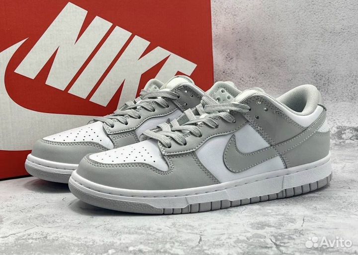 Кроссовки Nike Dunk Low Grey Fog