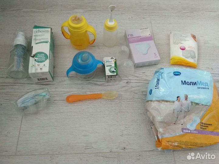 Бутылочки Dr.brown, avent, pigeon пакетом
