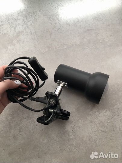 Лампа на прищепке