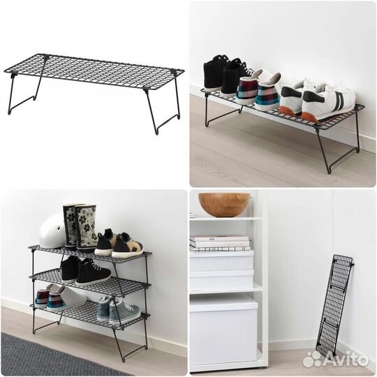 Полка для обуви и коврик IKEA grejig baggmuck