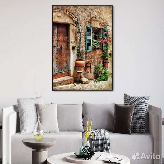 Картина маслом в стиле кантри