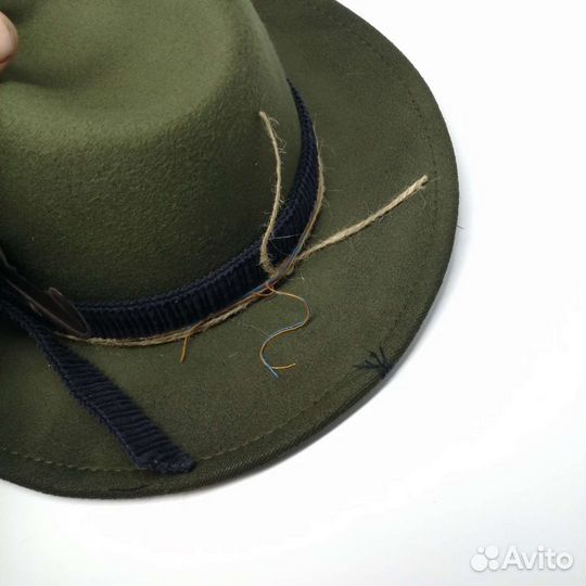 Шляпа фетровая федора