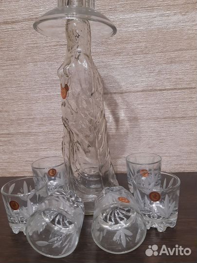 Графин с рюмками СССР