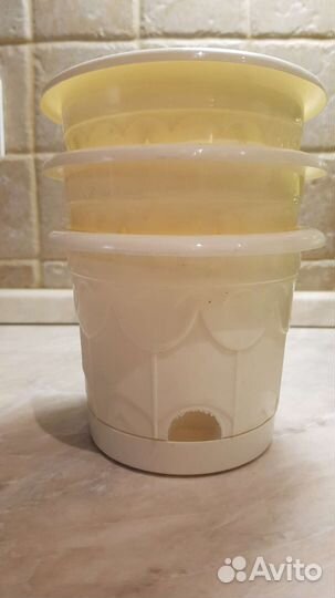 Горшок пластиковый