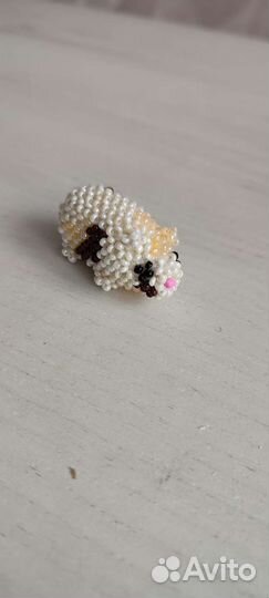 Амигуруми из бисера морская свинка