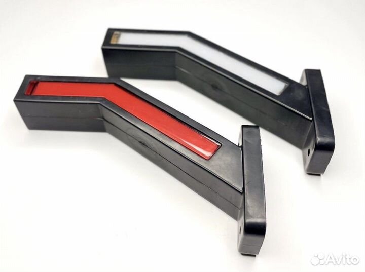 Неоновые габаритные рога на прицеп камаз