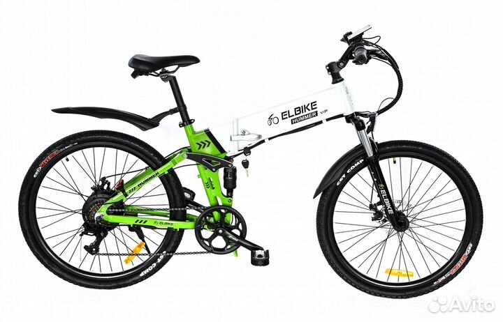 Электровелосипед Elbike Hummer VIP 13 (зеленый)