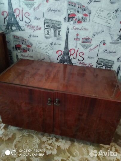 Тумба под телевизор бу полировка выс 50 шир 88