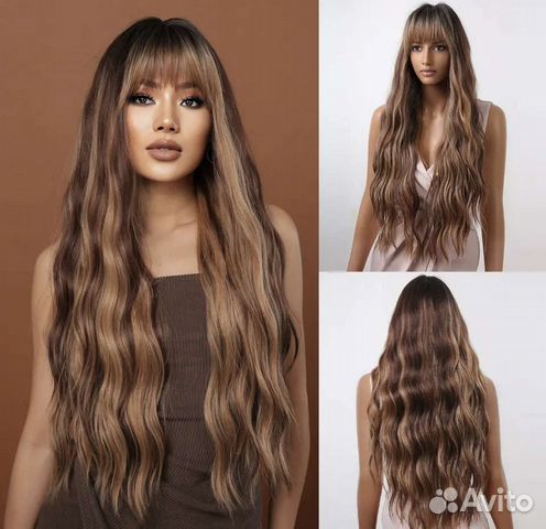 Парик длинный русый