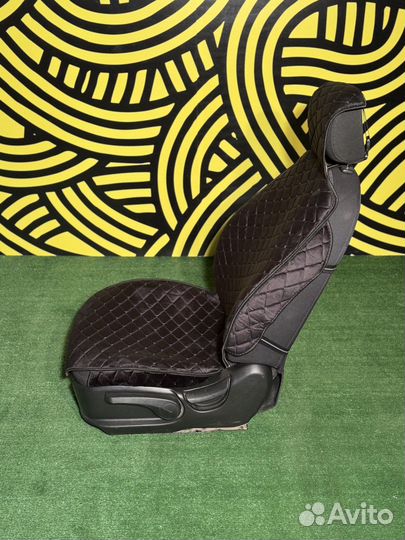 Накидка на сиденье из велюра