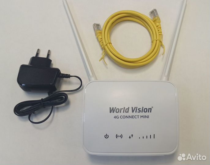 WiFi-роутер WV 4G mini с модемом и антеннами новый