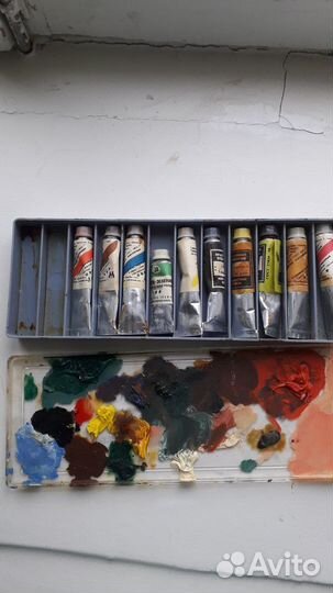 Масляные художественные краски из СССР