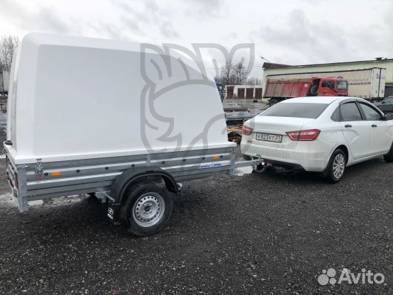 Прицеп с высокой крышкой 04.022 Н1500мм
