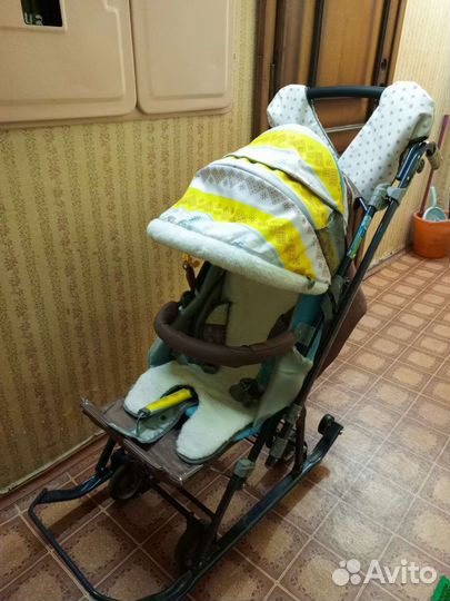 Санки коляска ника 7-3/5