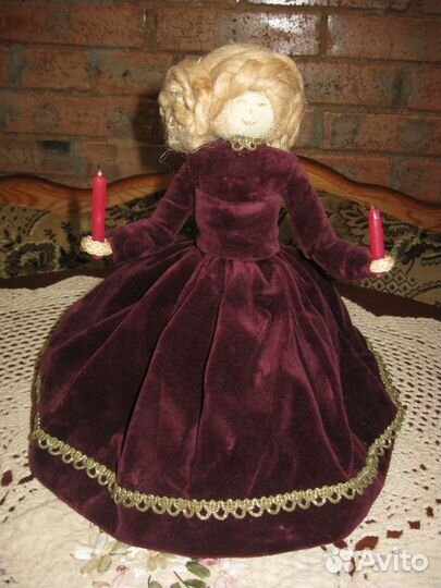 Антикварная кукла манекен заготовка платья Европа