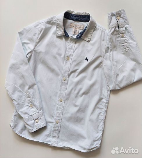 Рубашки школьныйюе 3 шт на 134-140 см H&M