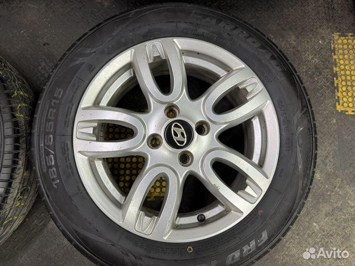 Колеса литые Solaris/Rio R15, 4:100, 185/65/15