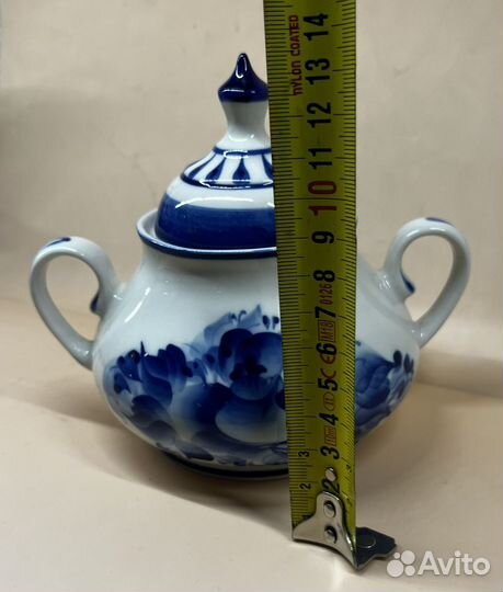 Сахарница Гжель